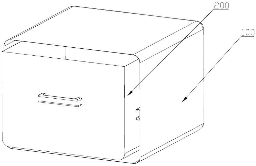 Locking structure for dish washing machine and dish washing machine