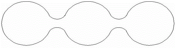 A kind of double wavy linear nylon 6 filament and its preparation method