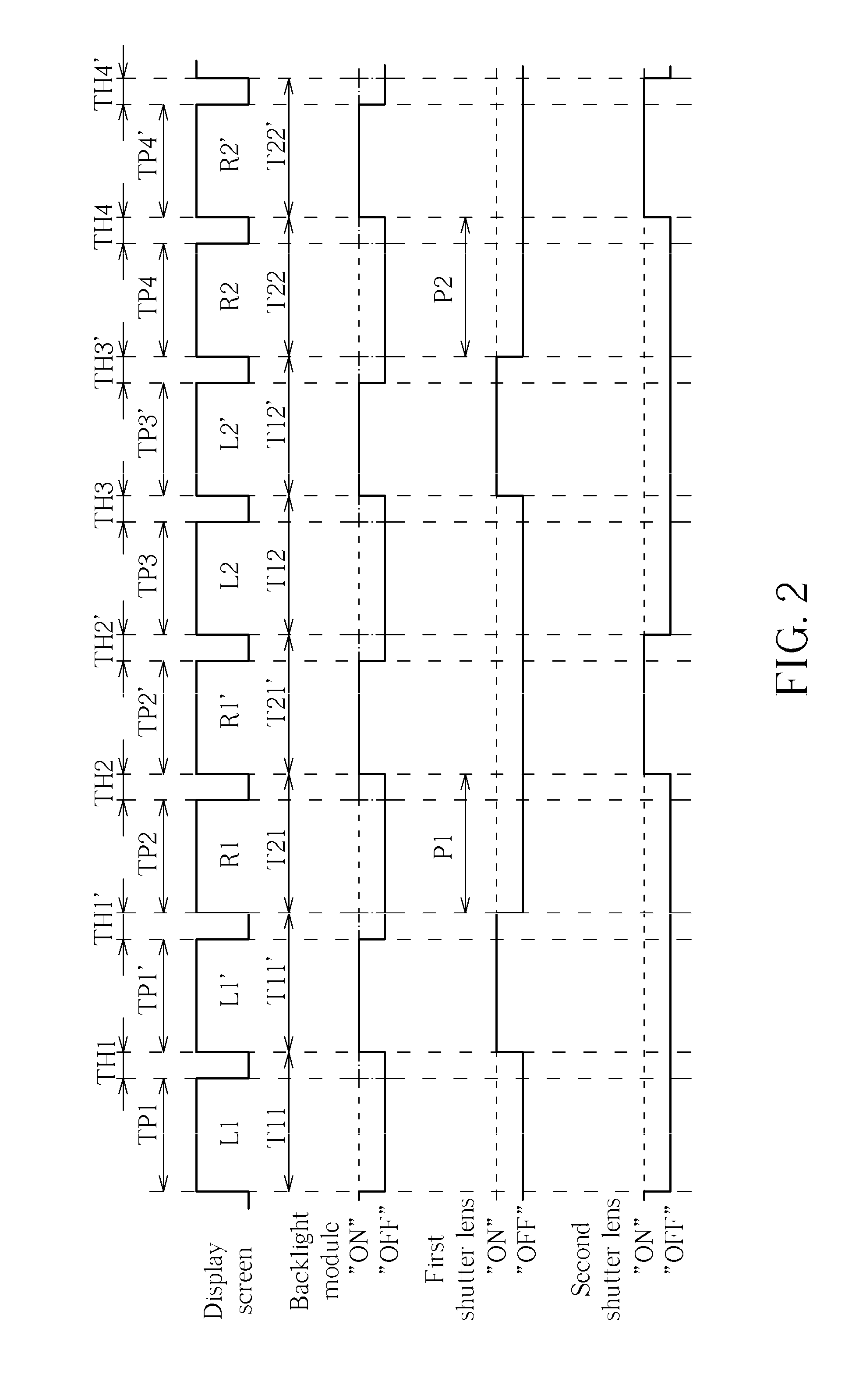 Shutter glasses and method for controlling a pair of shutter glasses