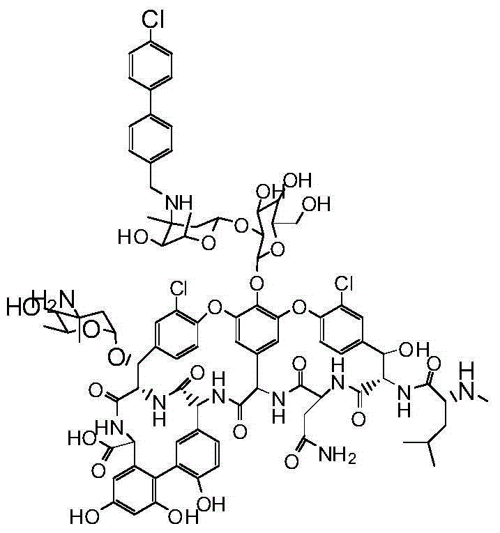 Vancomycin derivative, preparation method and applications thereof