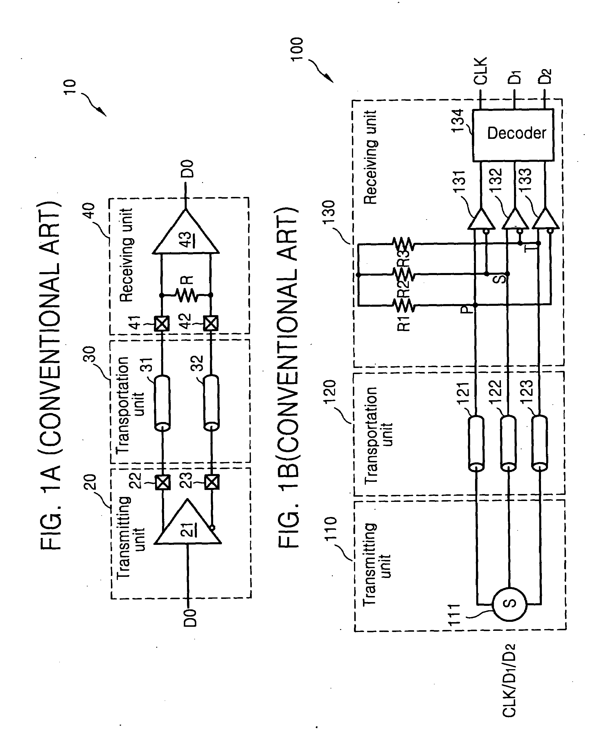 Data signal transmission devices and methods for ternary-line differential signaling