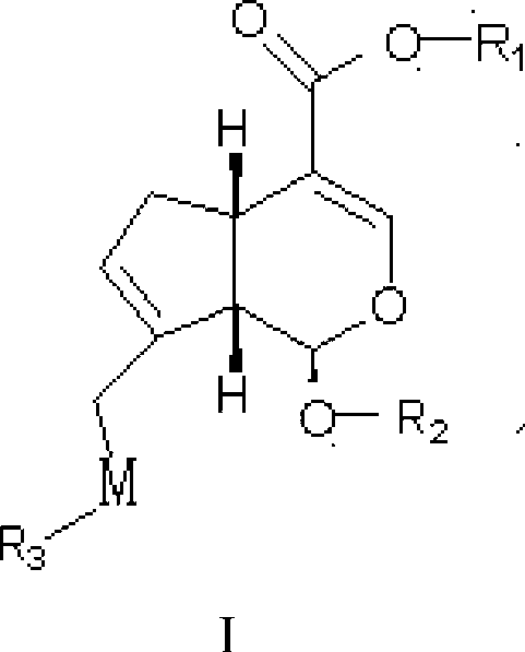 Genipin derivative and application thereof