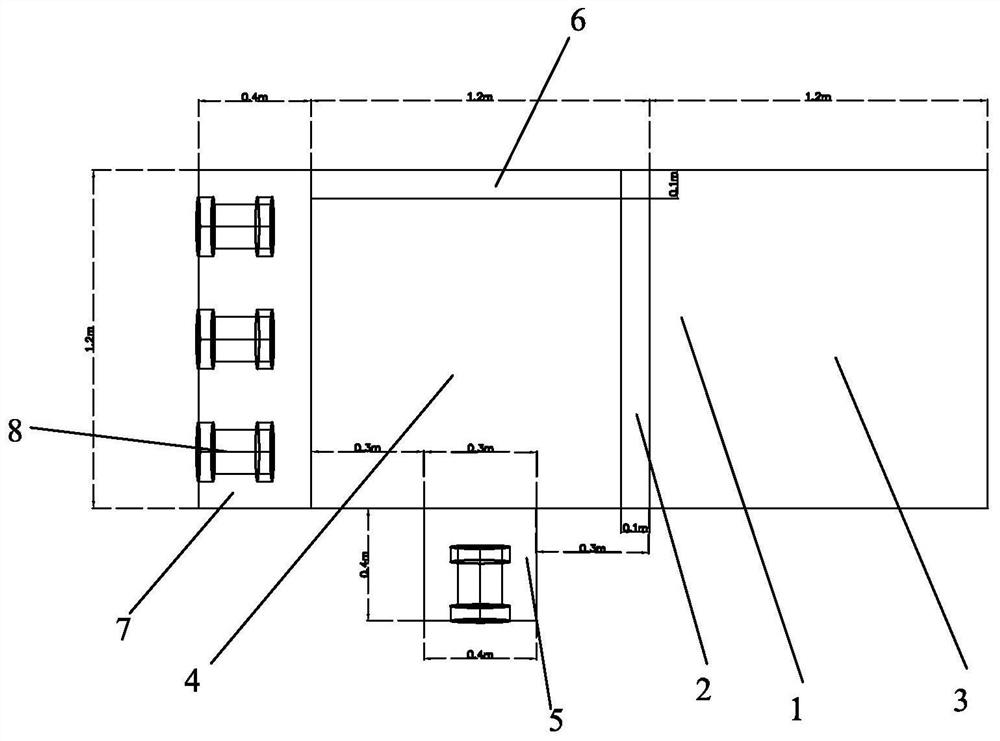 An underground test tank that can be used for various geotechnical tests