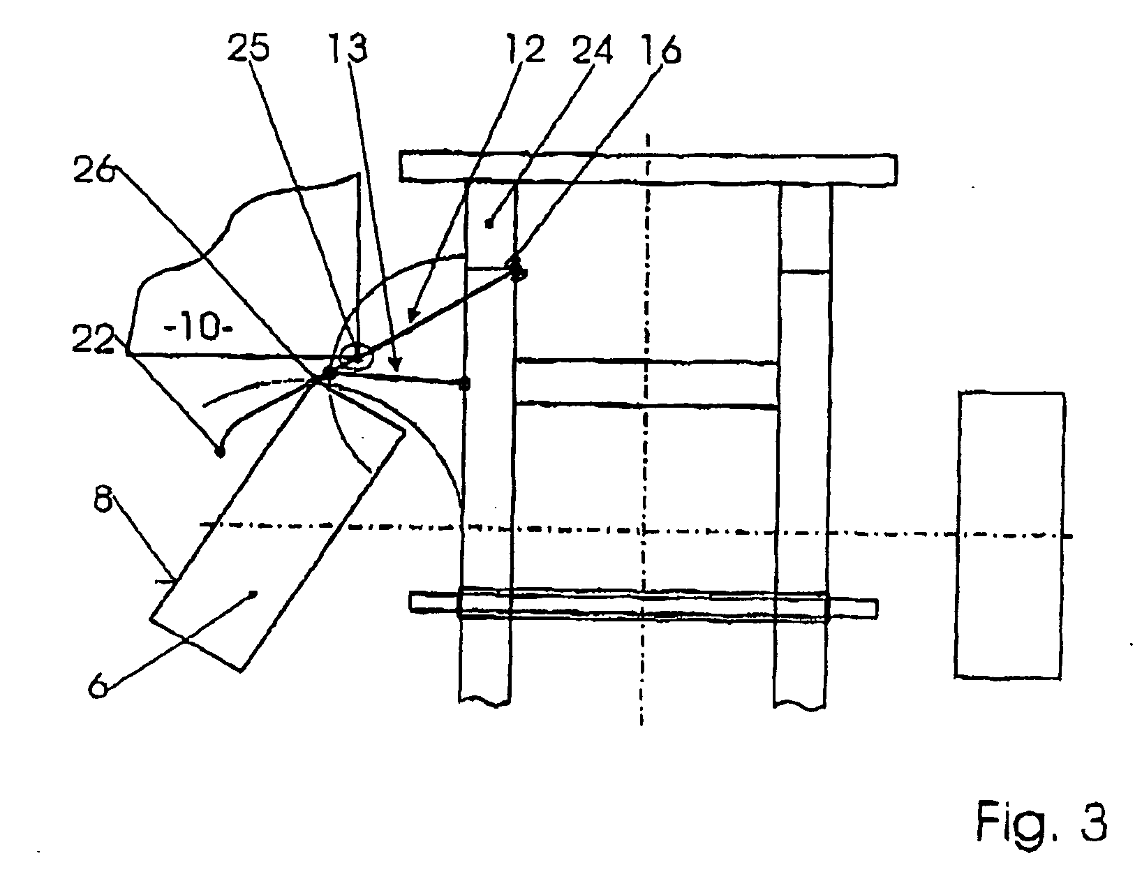 Deflecting Device for an Offset Frontal Collision for Motor Vehicles