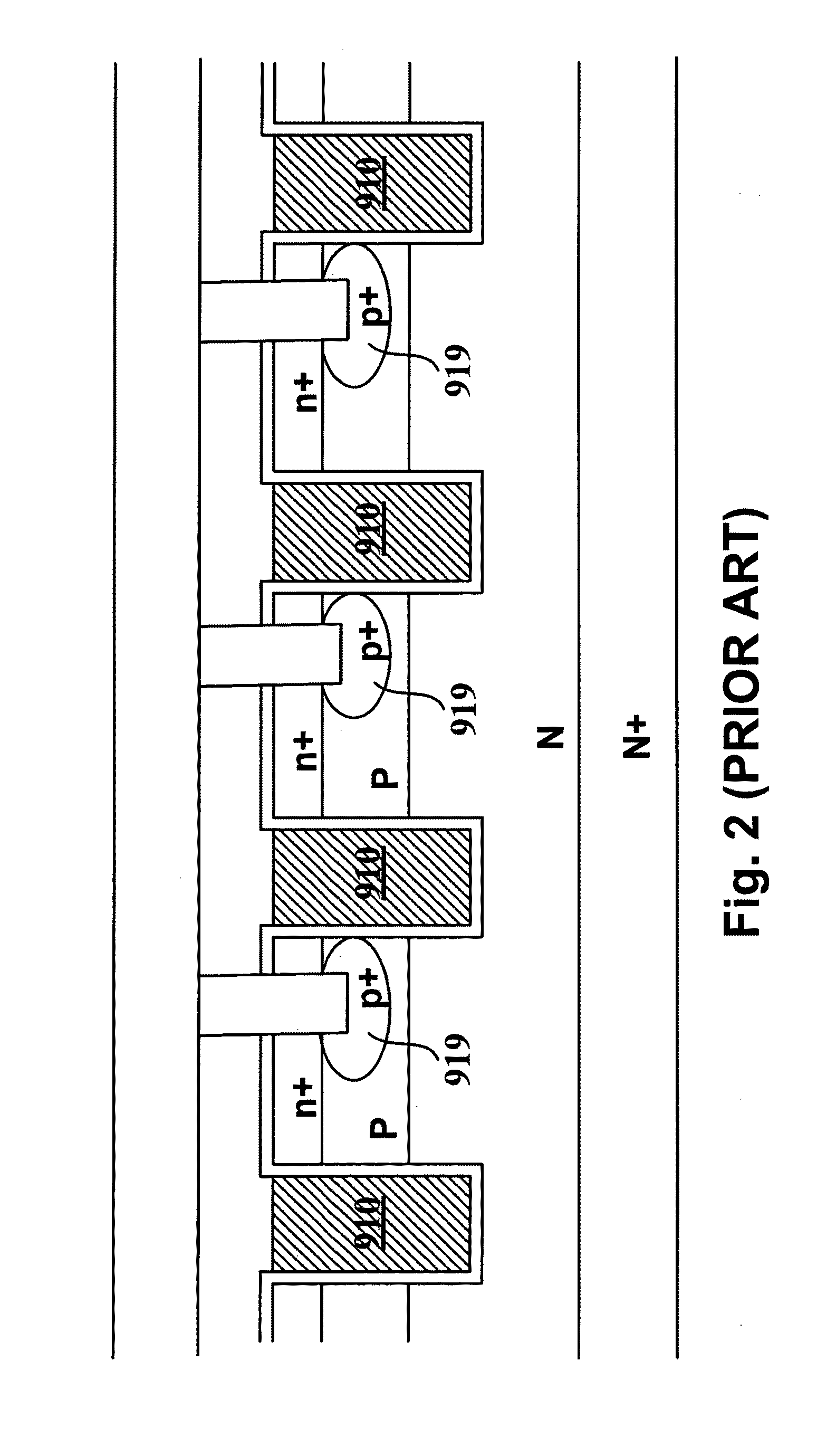 Trench MOSFET with terrace gate and self-aligned source trench contact