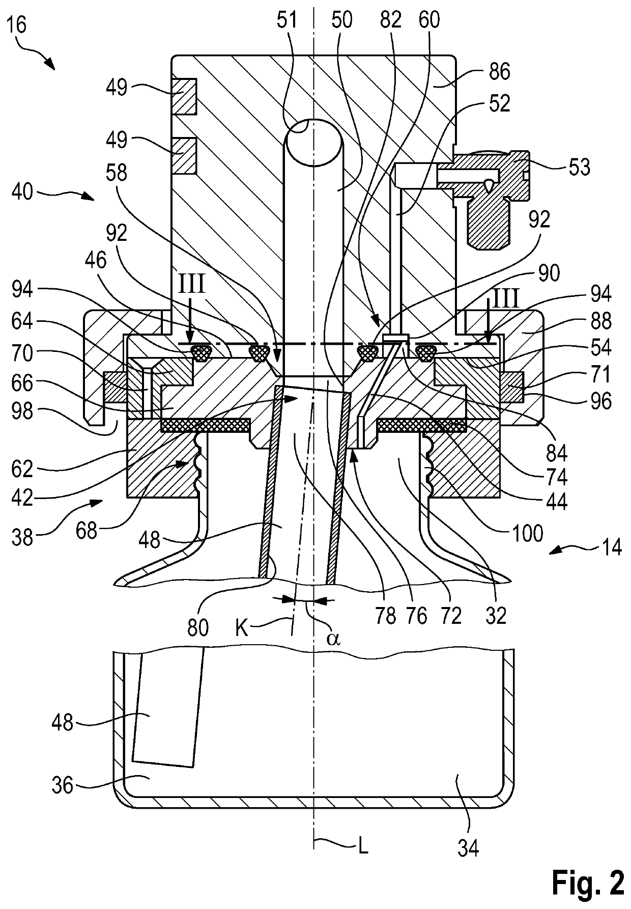 Adapter, connection device and supply system