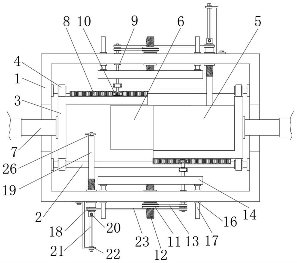 A mechanism for automatic cleaning of internal mold cavity during casting mold production