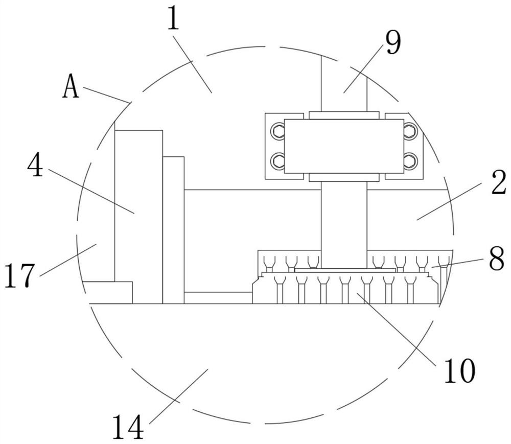 A mechanism for automatic cleaning of internal mold cavity during casting mold production