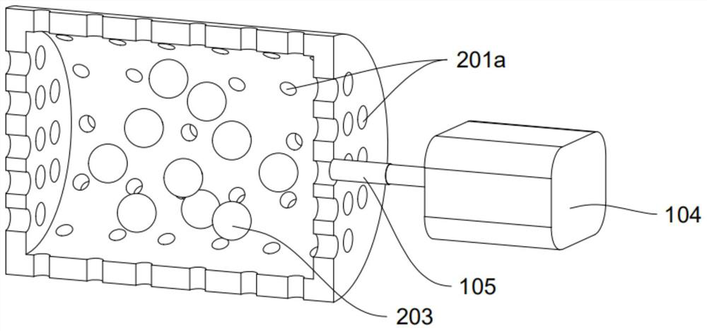 Negative ion measuring device and method for drum-type textile material