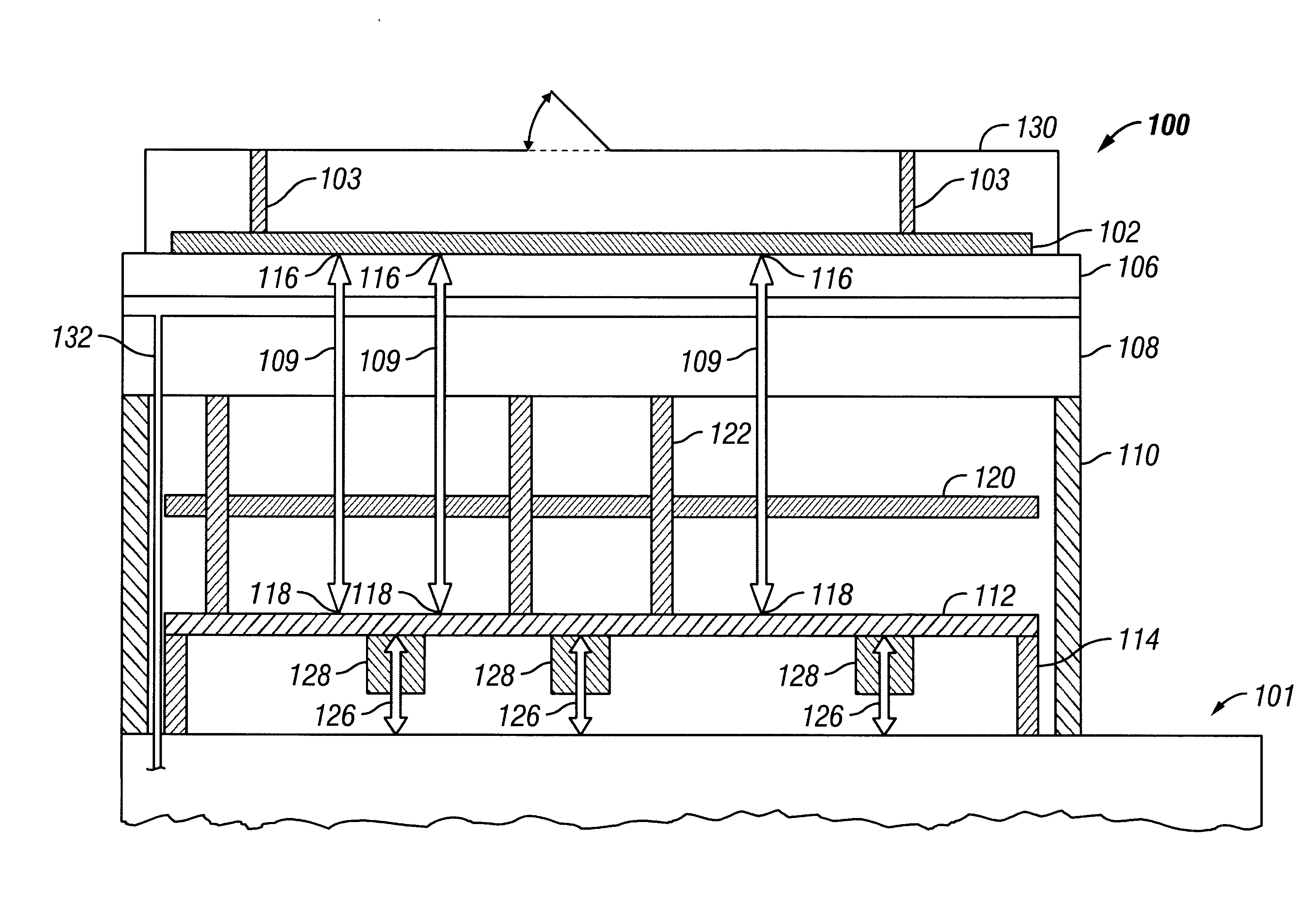 Method and apparatus for the management of forces in a wireless fixture