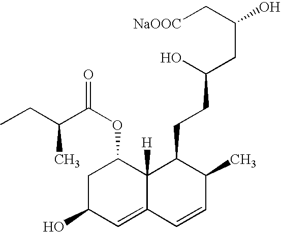 Compositions comprising fenofibrate and pravastatin