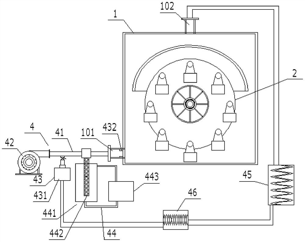 Waterwheel type ceramic forming and drying device