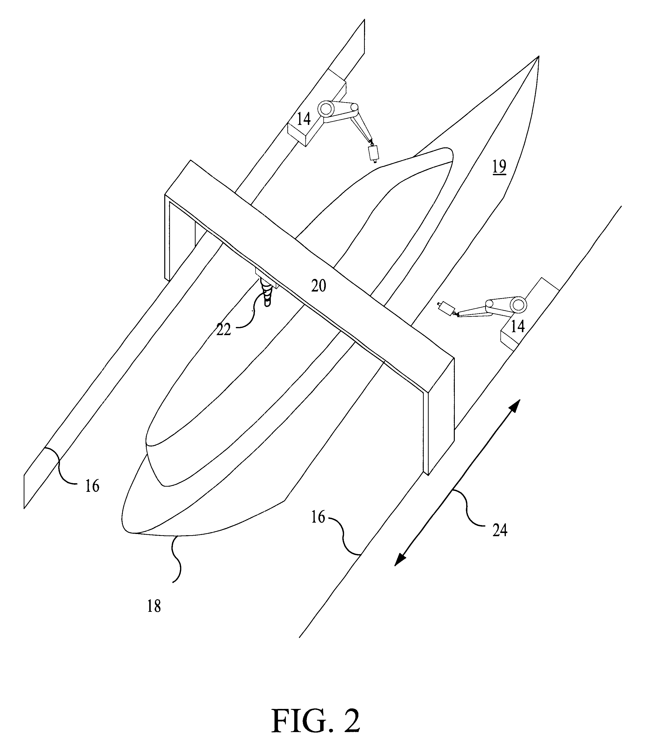 Computer controlled method and apparatus for fairing and painting of marine vessel surfaces