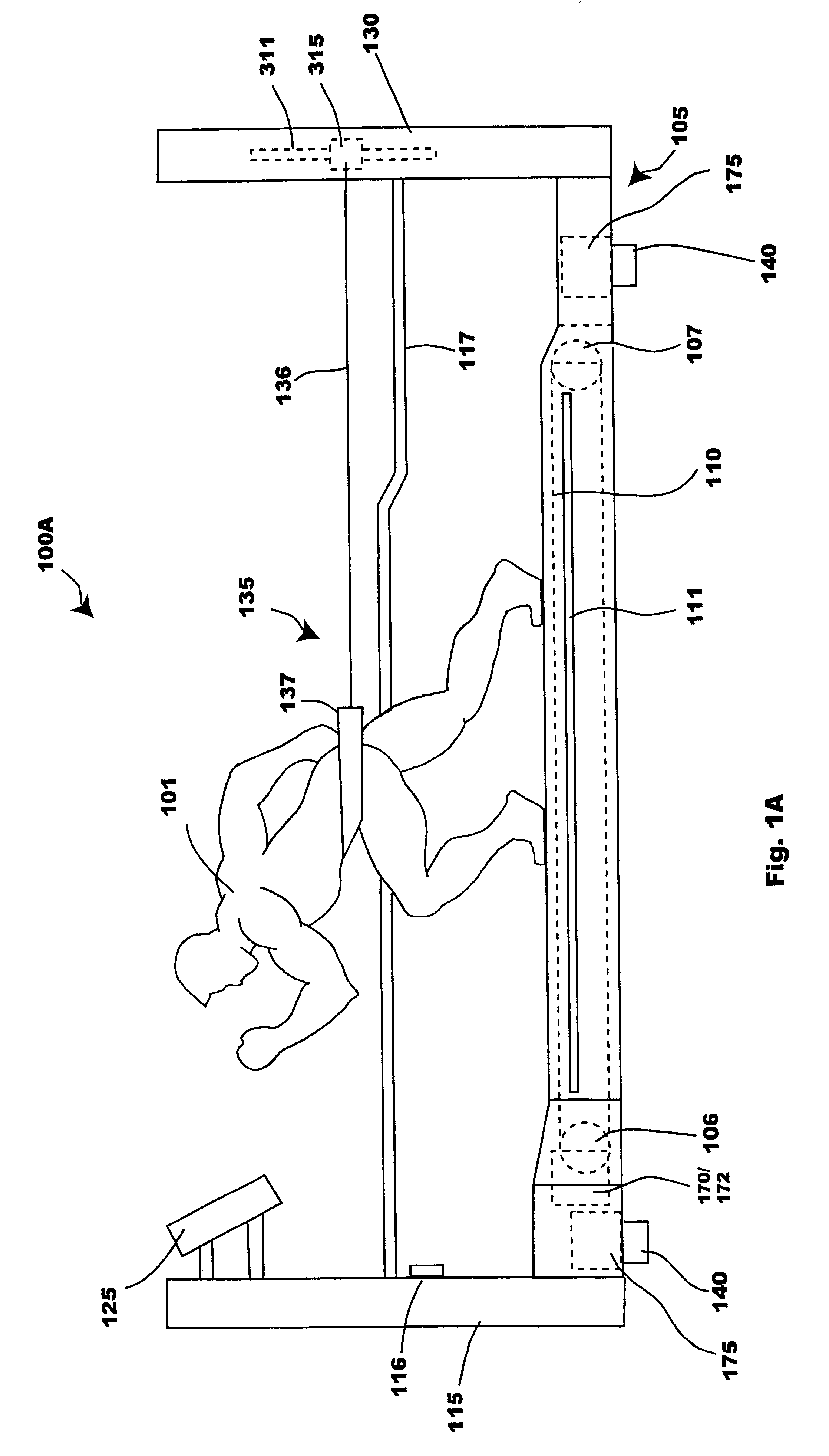 Bipedal locomotion training and performance evaluation device and method