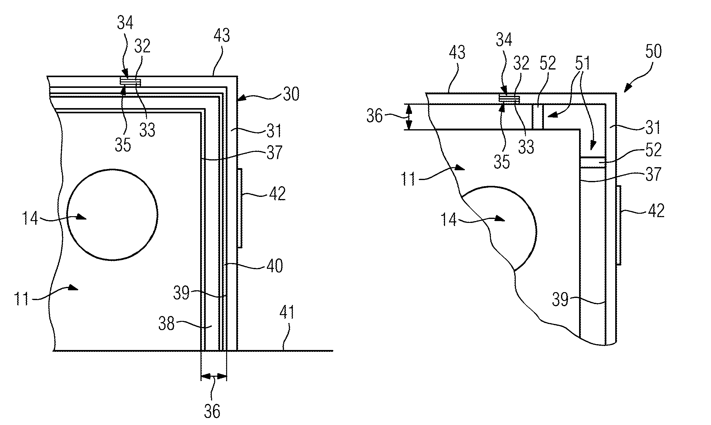 Magnetic resonance apparatus with touchscreen in flexible foil housing