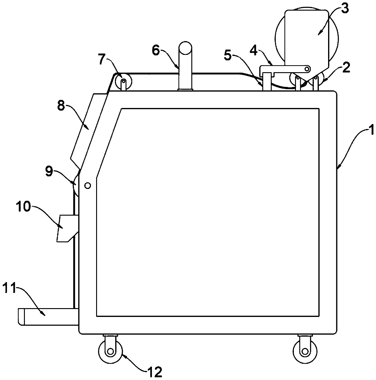 Water-saving and environment-friendly water-washing pre-shrinking machine