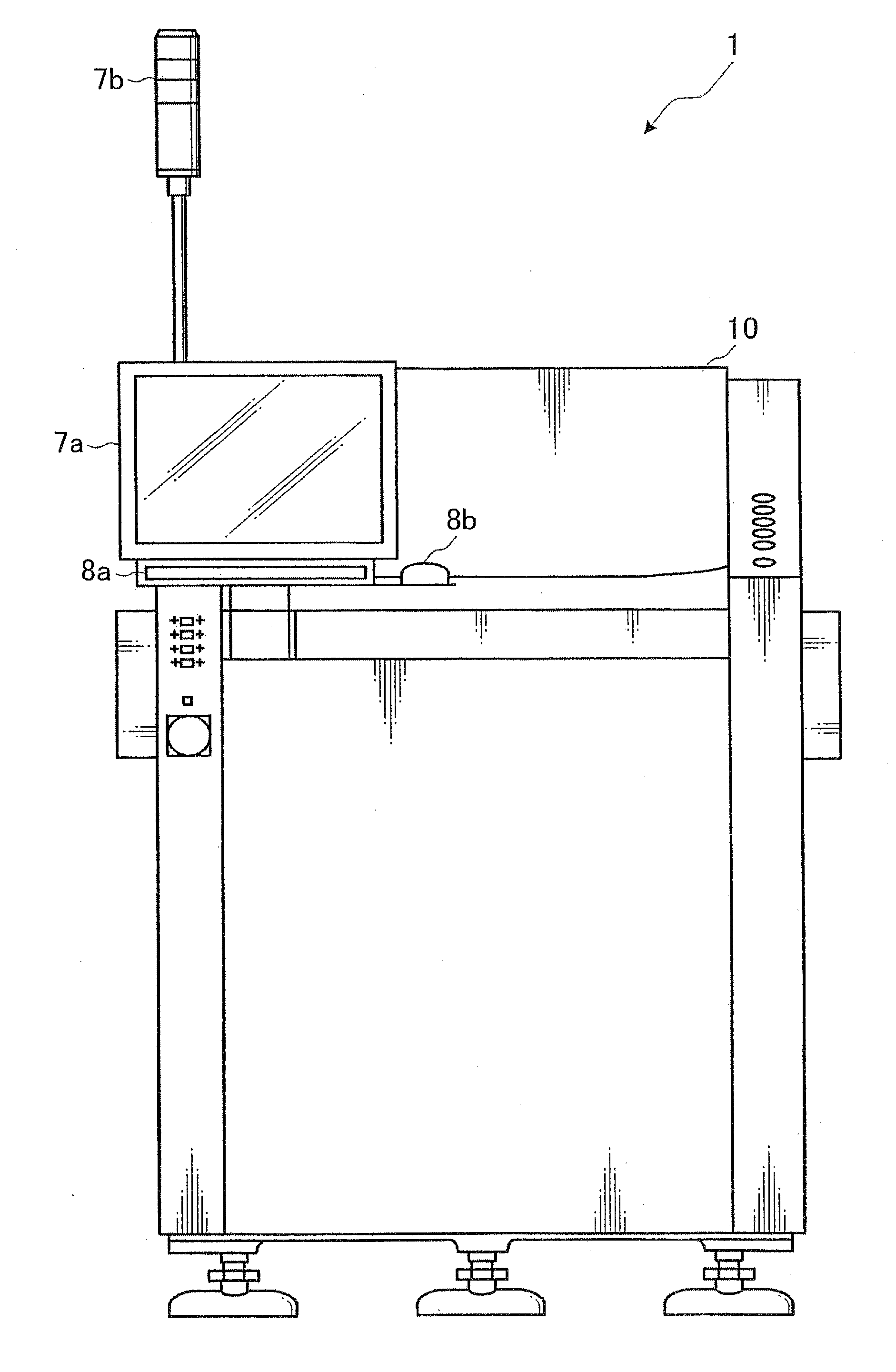 Inspecting apparatus, and inspecting method