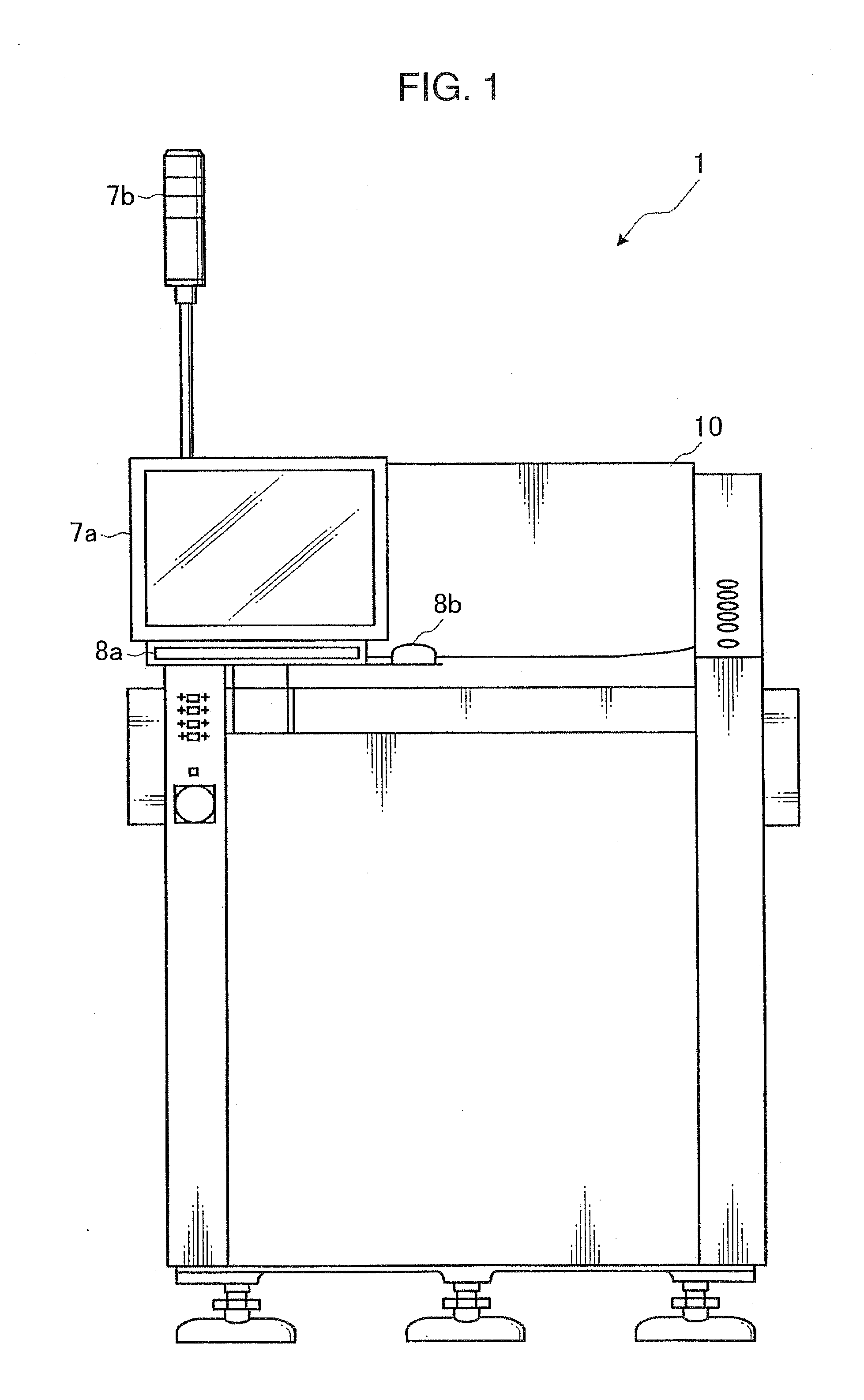 Inspecting apparatus, and inspecting method