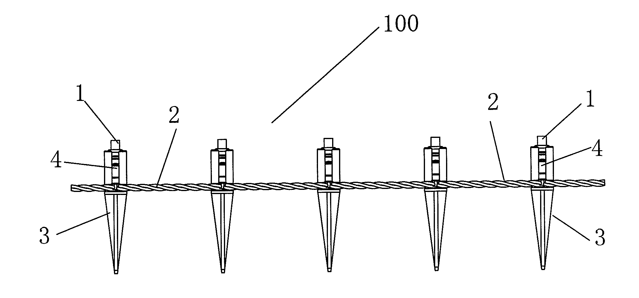 Light emitting diode string lamp apparatus