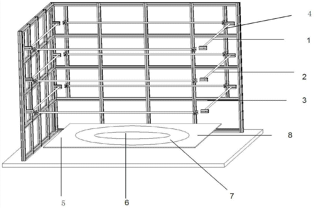 A large-scale laser selective sintering and sub-area preheating method