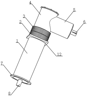 Mechanical power angle transmission device with adjustable output angle