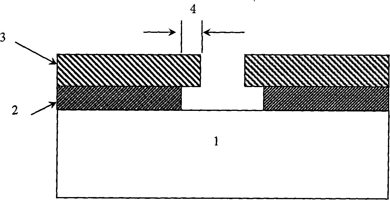 Method for producing nano-structure on insulated underlay