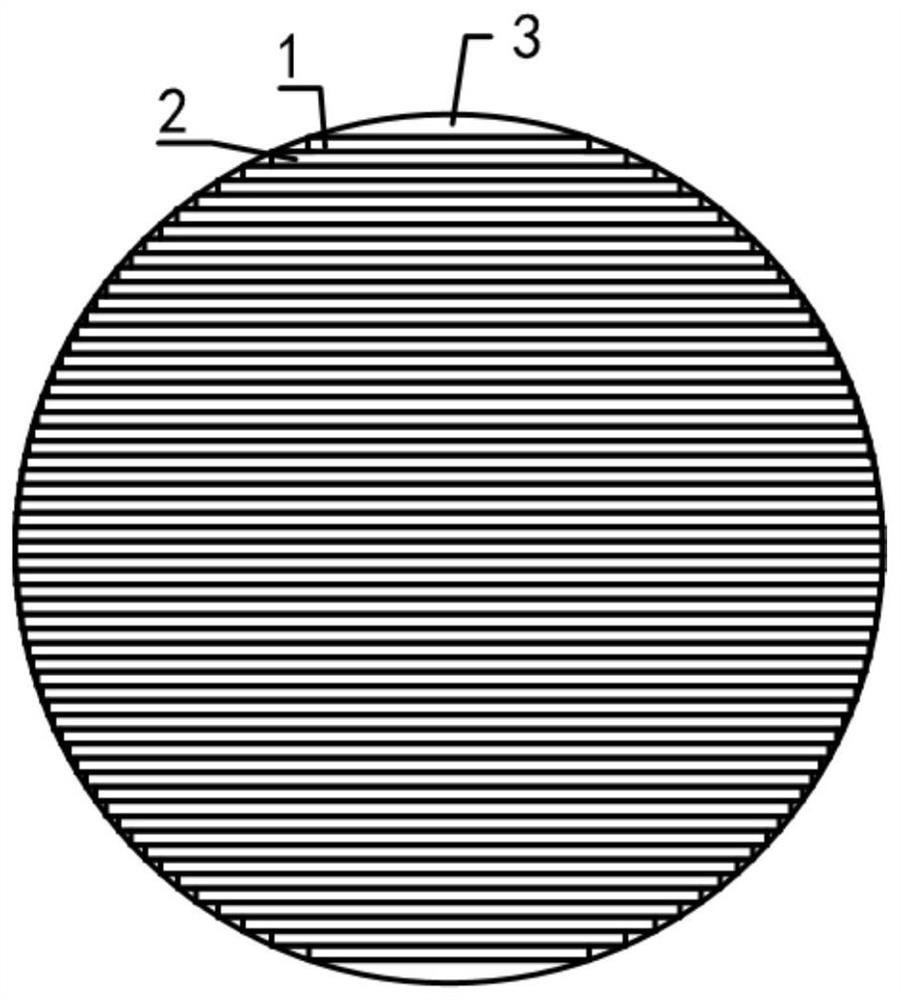 A circular section multilayer sheet type cfrp cable system