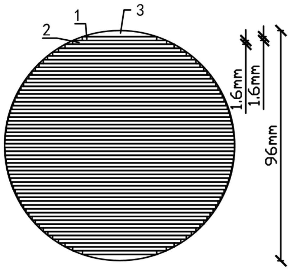 A circular section multilayer sheet type cfrp cable system