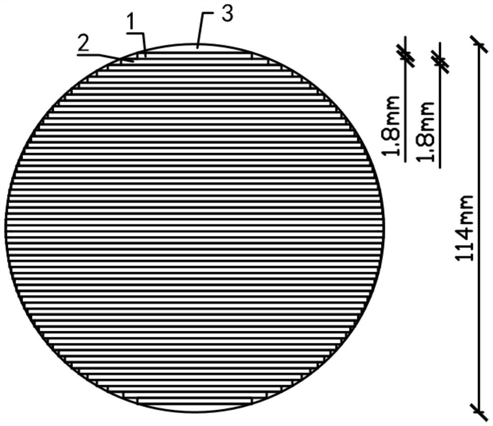 A circular section multilayer sheet type cfrp cable system