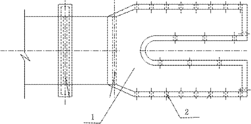 Engineering structure for improving water and sediment conditions of lock chamber of lock multi-section dispersive water conveyance system