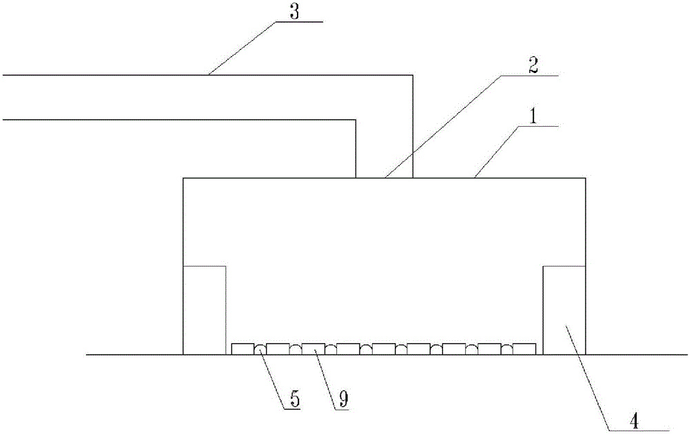 Blue monocrystal corundum roasting device