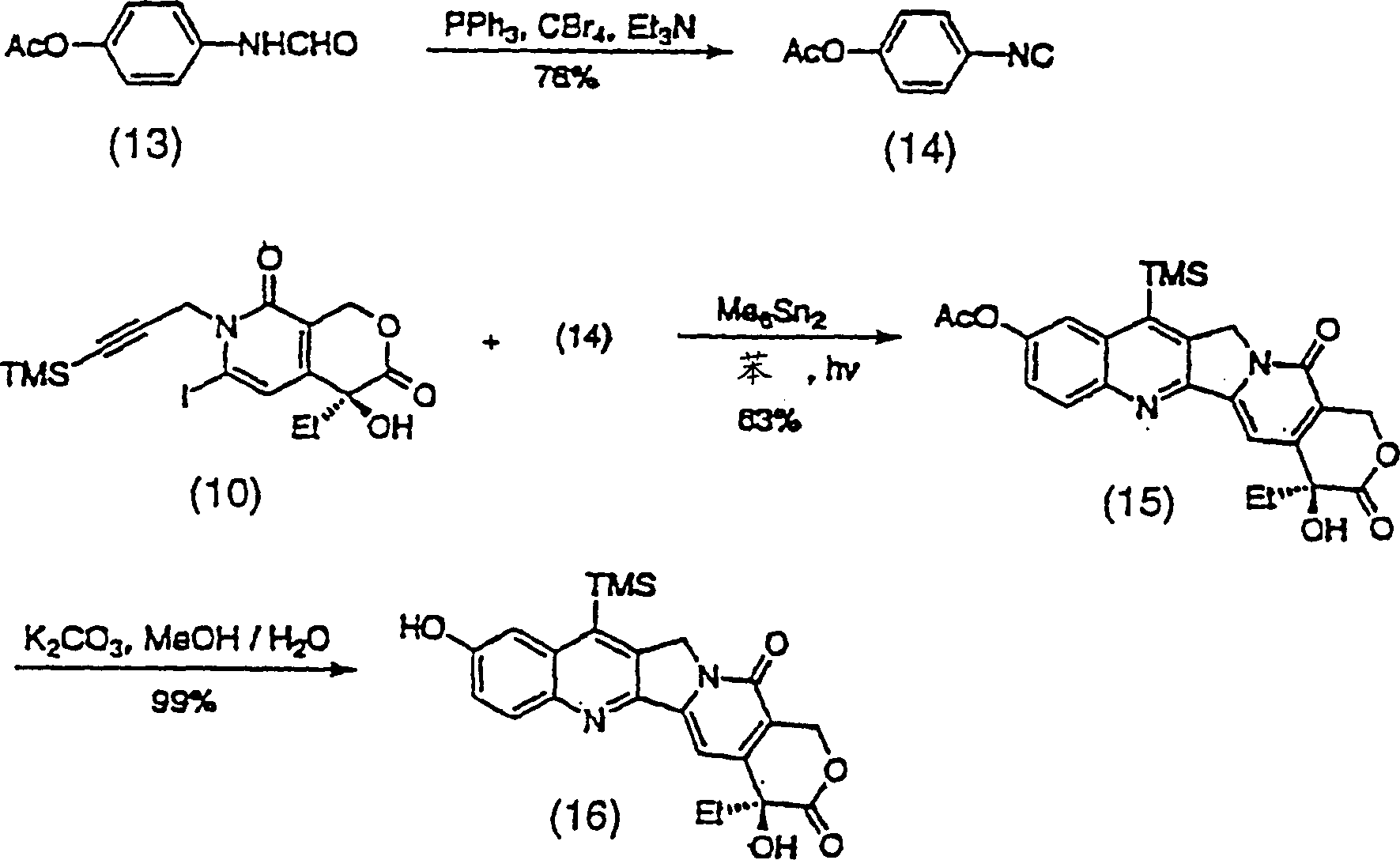 Camptothecin analogs and methods of preparation thereof