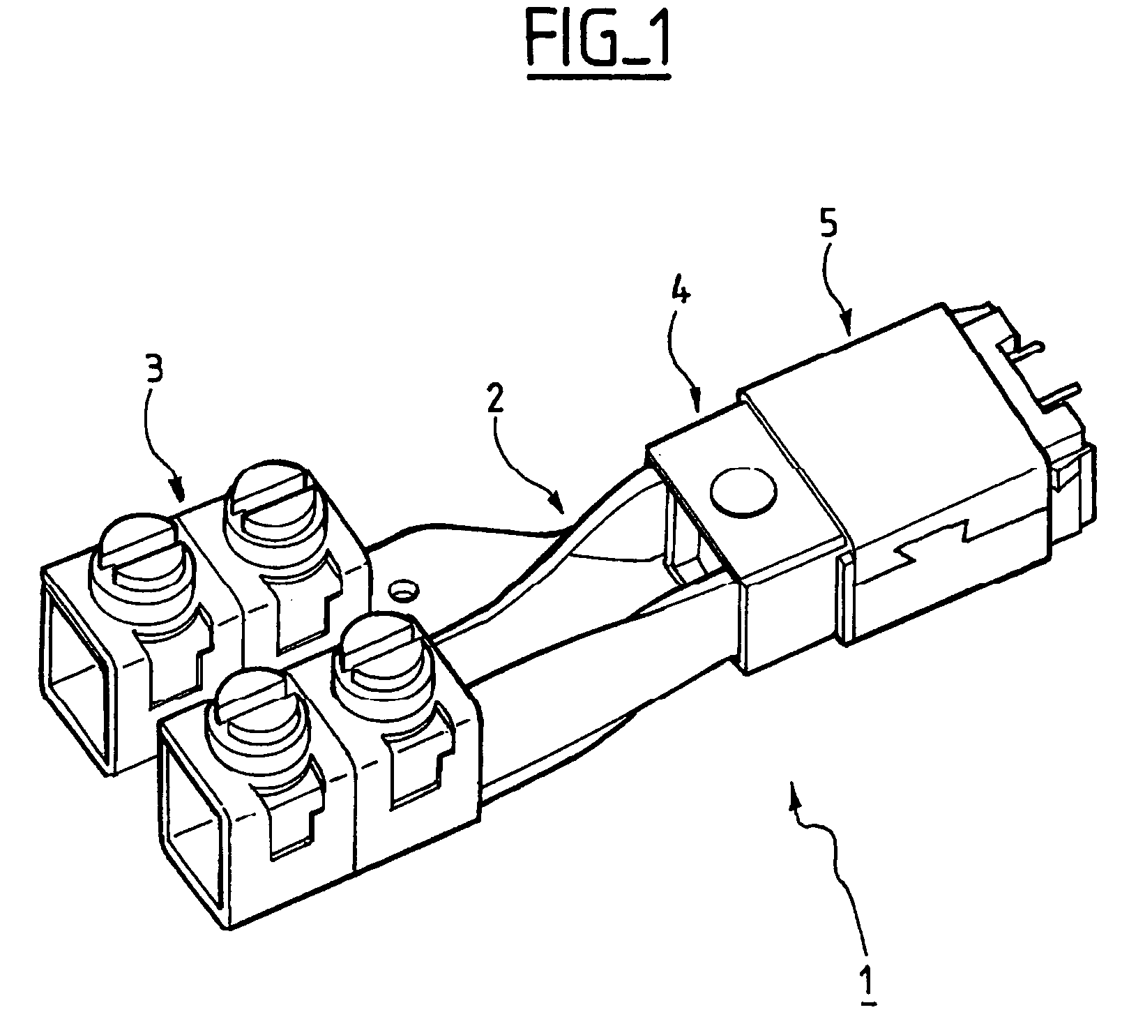 Device for measuring an electric current