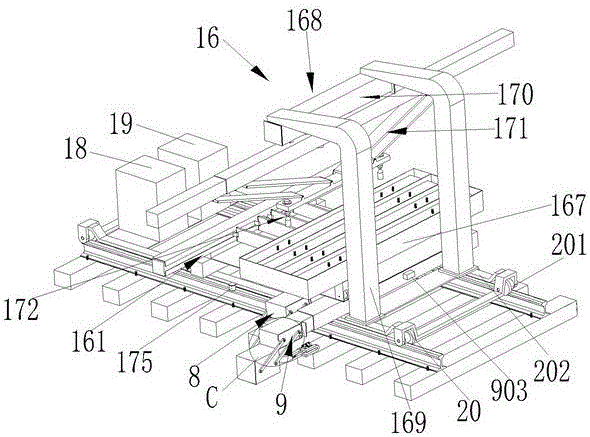 Automatic machine for replacing sleepers