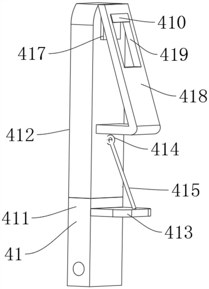 Height limiting early warning device for transport vehicle