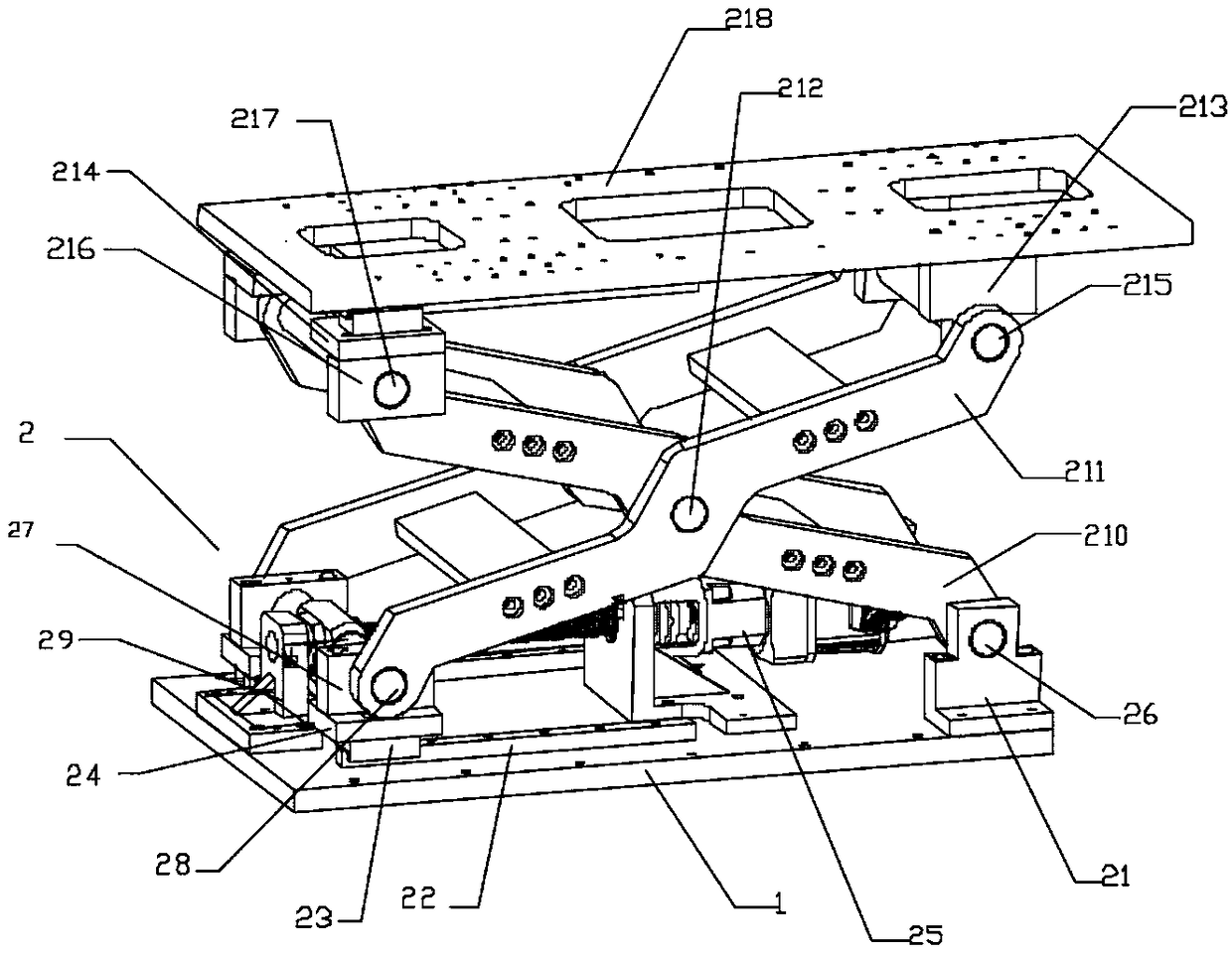 Plane lifting device