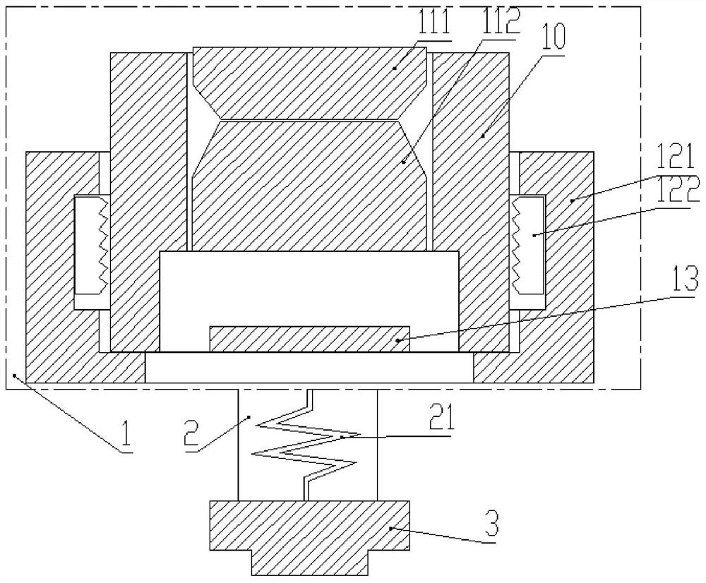 Camera module structure and electronic equipment