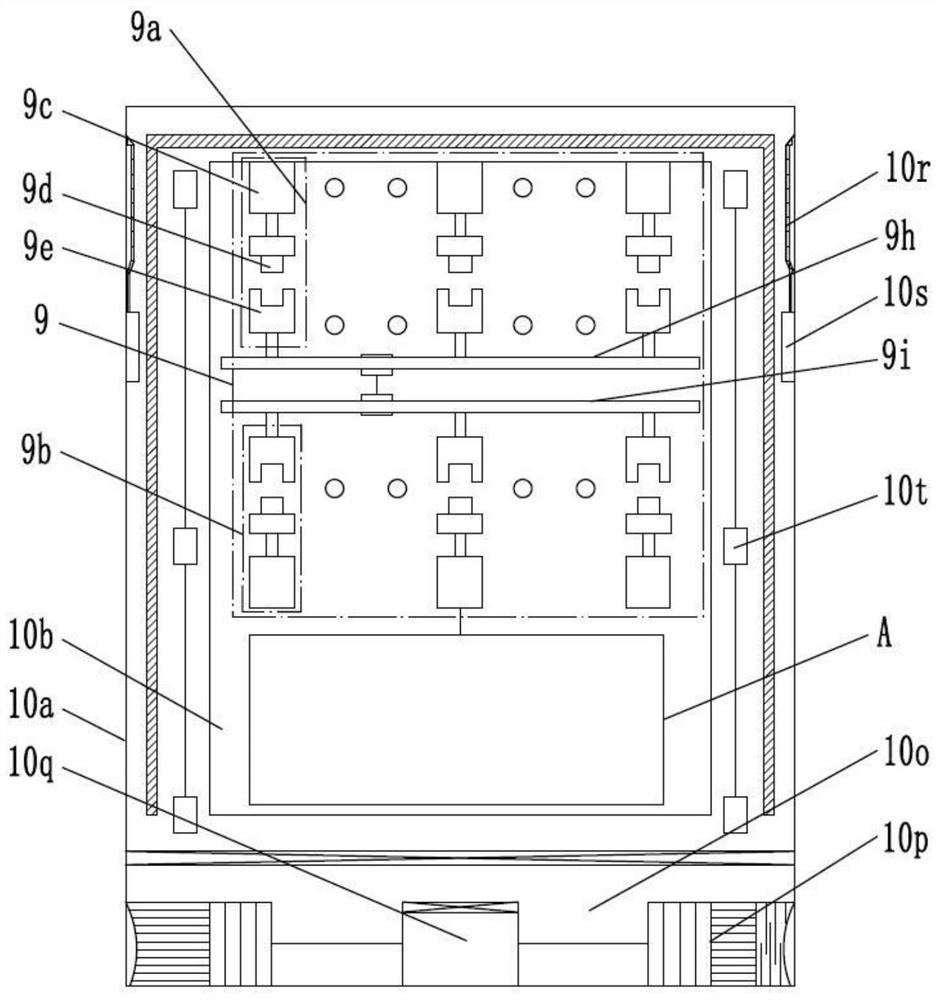 A power transmission busbar system suitable for high altitude areas