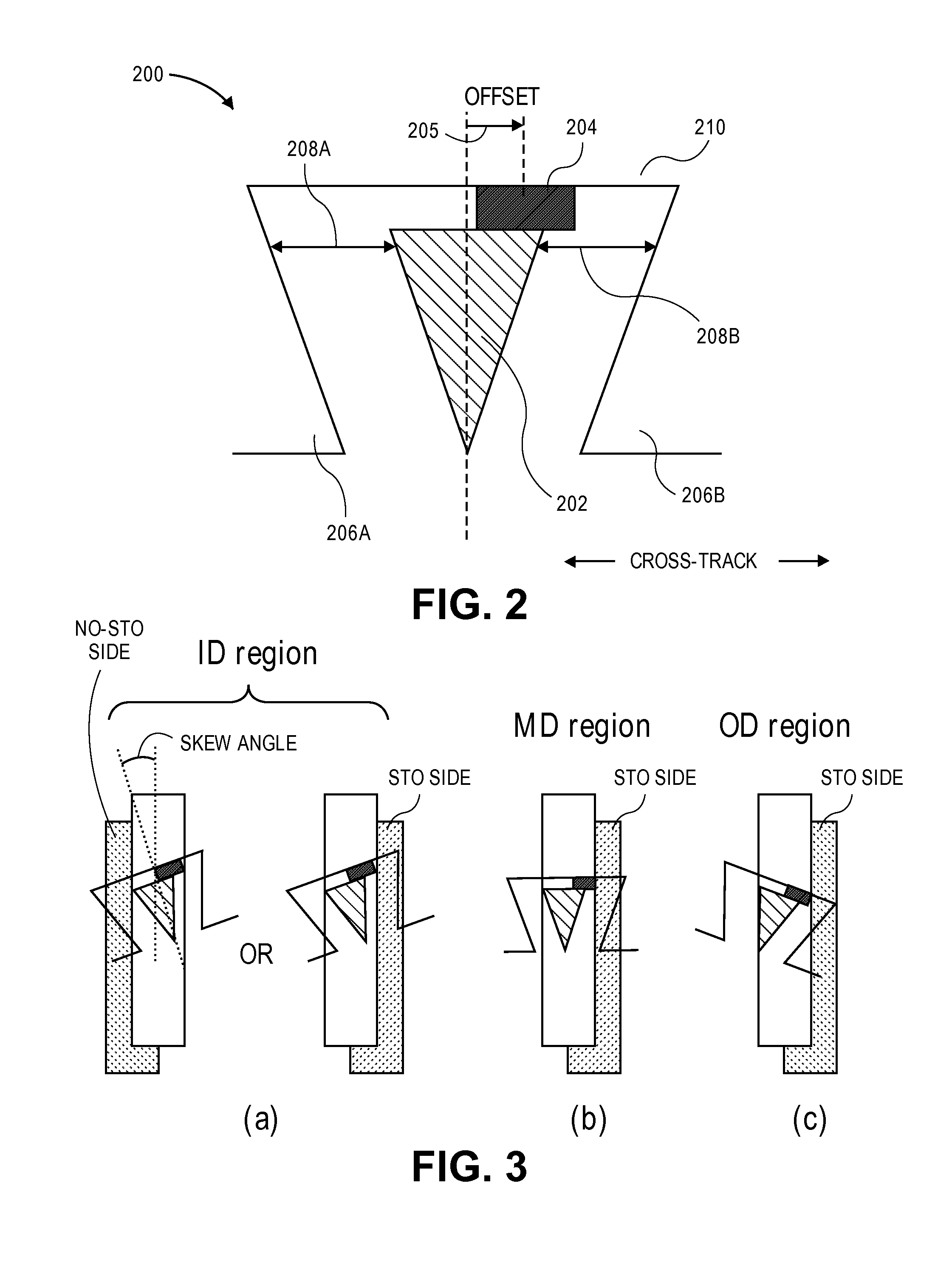 Microwave-assisted magnetic recording head with asymmetric side gap for shingled magnetic recording