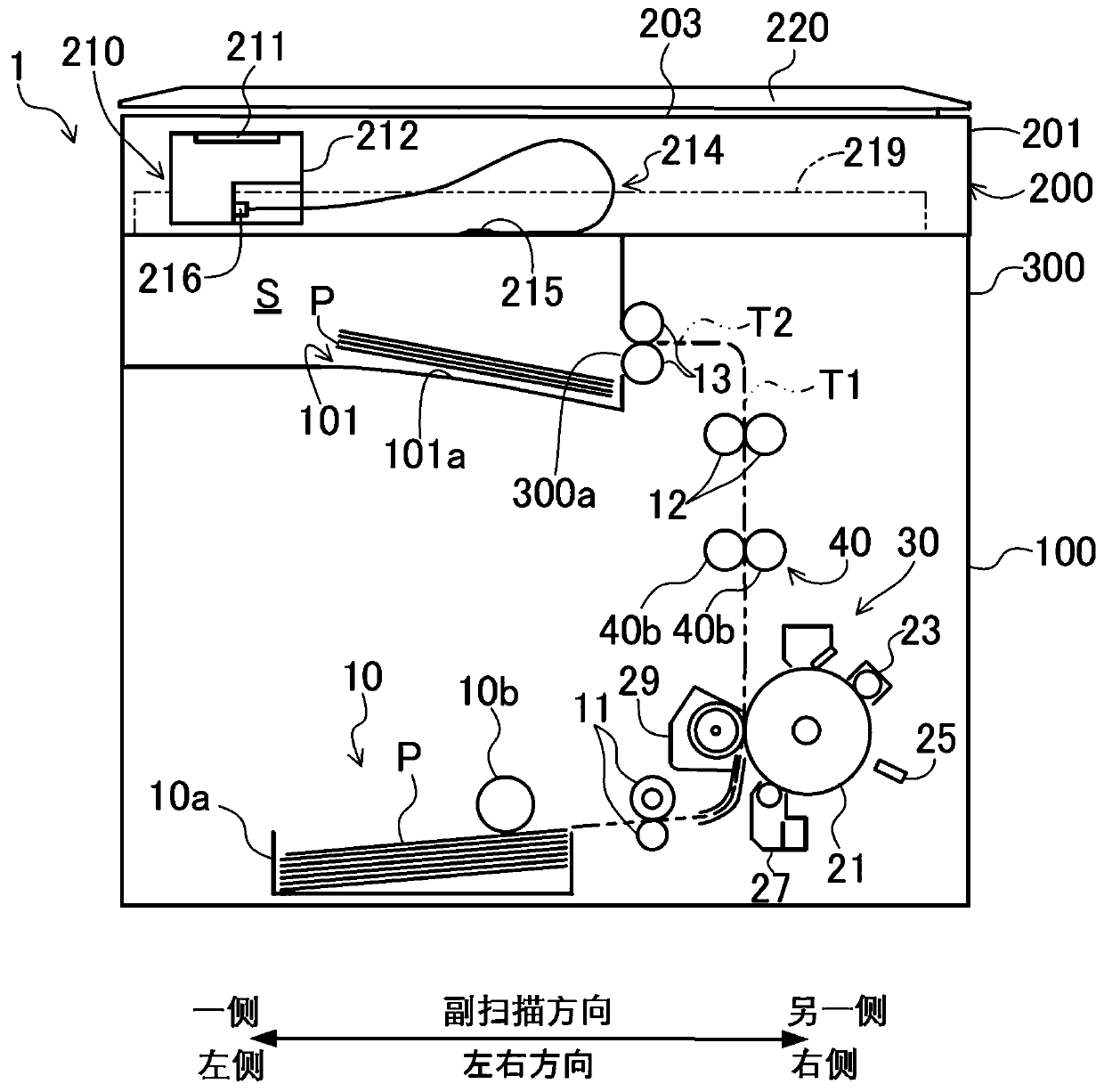 Image-reading device