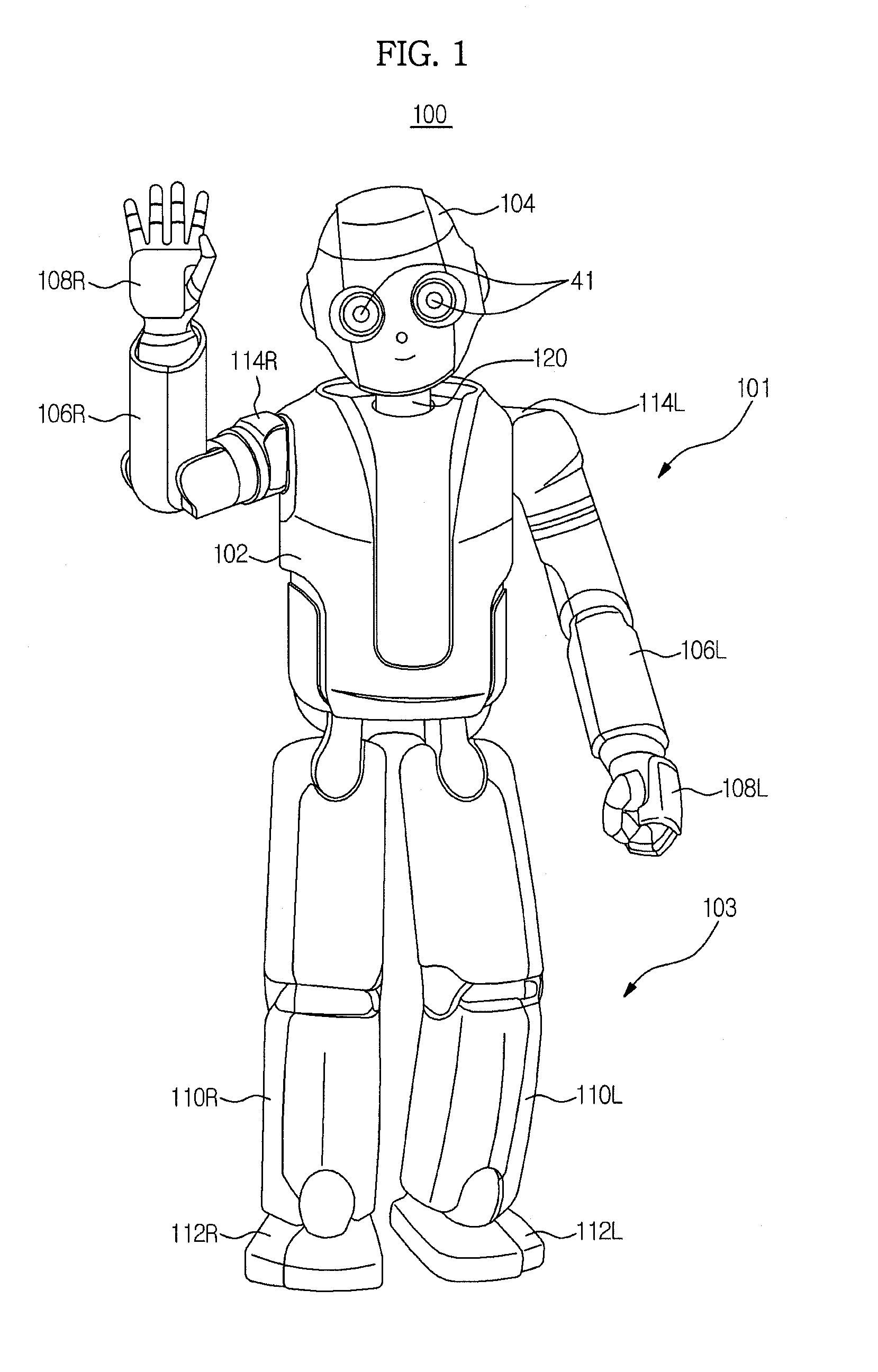 Walking robot and simultaneous localization and mapping method thereof