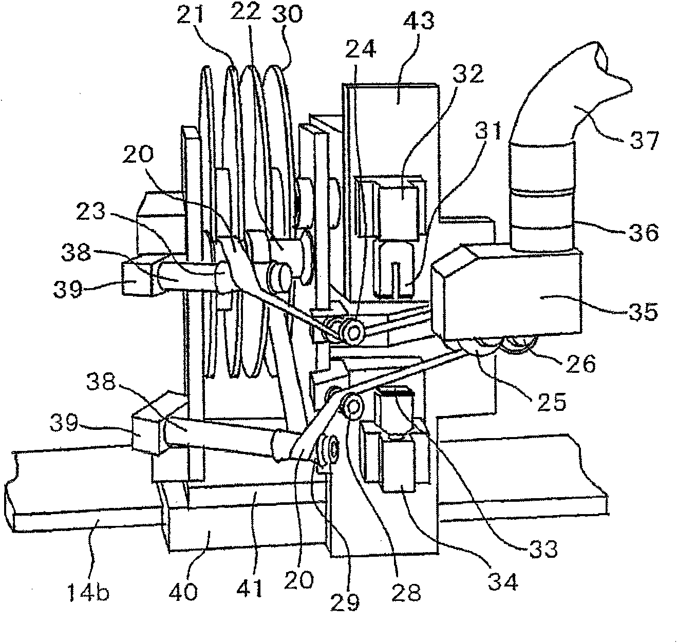 Fpd panel mounting device and mounting method thereof