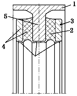 Traction ball hinge axial nonlinearity rigidity adjusting laminated spring and adjusting method