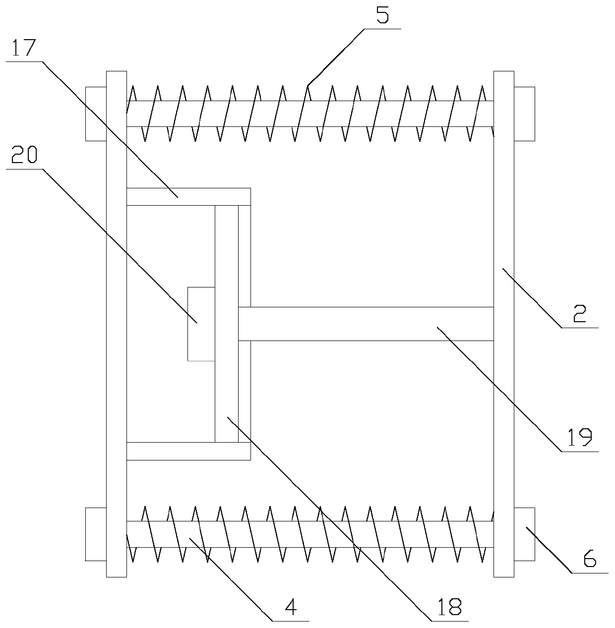 Connecting device with buffering effect for coal mine transport vehicle