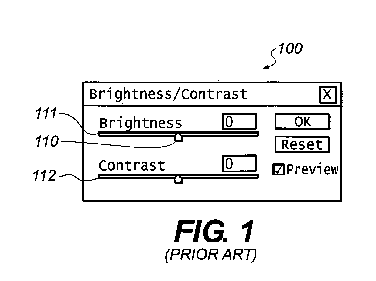 Animated display for image manipulation and correction of digital image