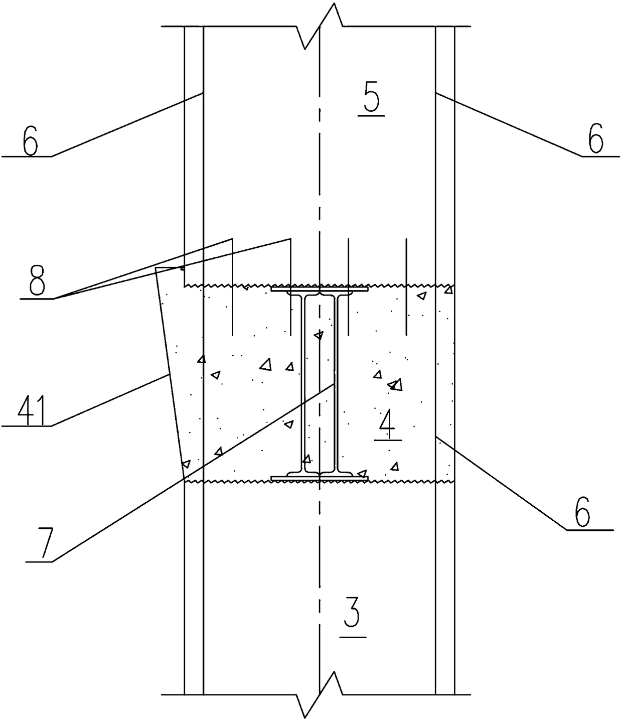 Construction method of integral abutment of jointless bridge and integral abutment