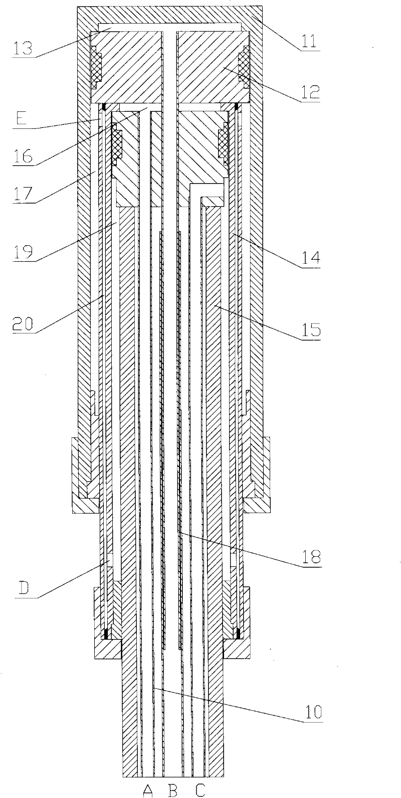 Jib system and telescopic oil cylinder thereof