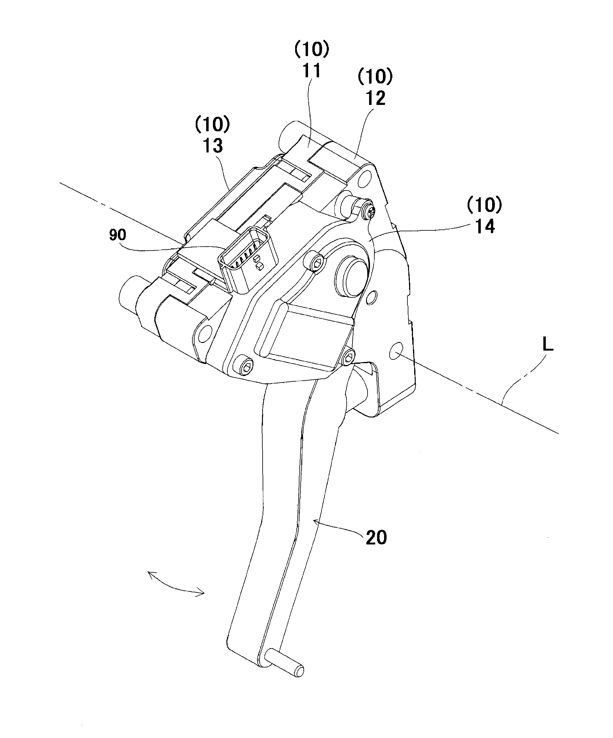 Accelerator pedal device
