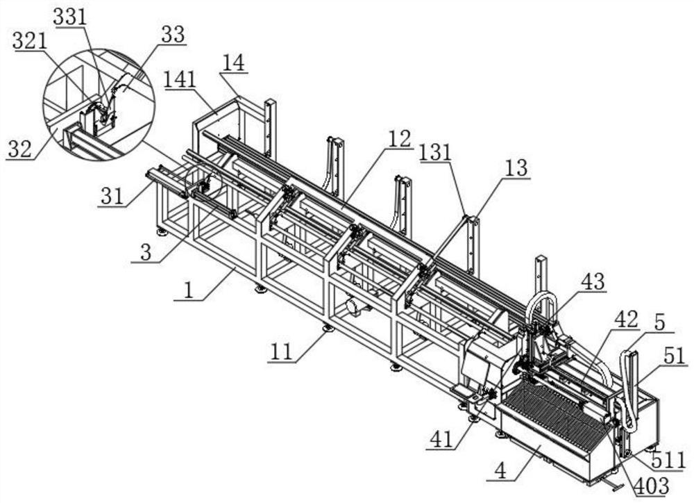 Simple pipe cutting machine