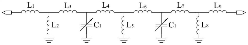 Frequency hopping filter and coupling circuit thereof